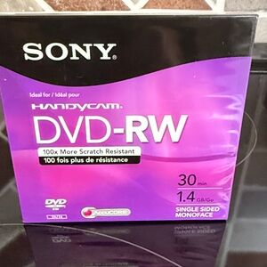 Sealed Sony Handycam DVD-RW